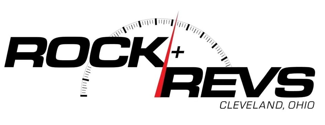 logo for Rock & Revs event in Cleveland, Ohio