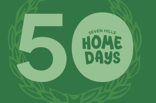 logo for Seven Hills Home Days event